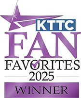 KTTC Fan Favorites 2025 Winner logo: purple star, 
