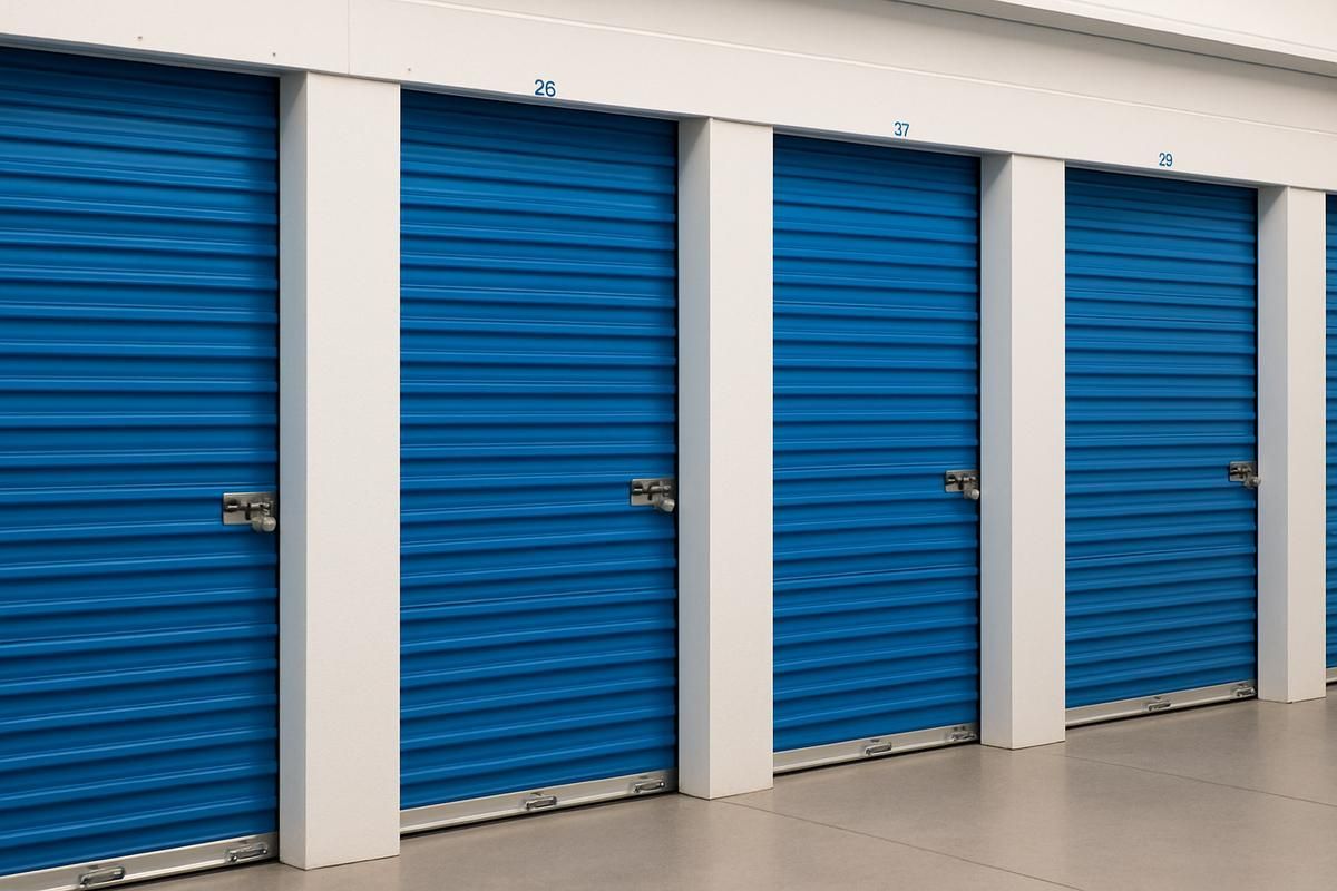 Drive-up storage units