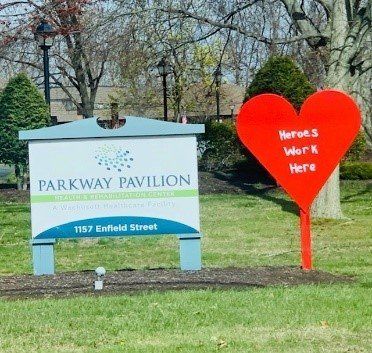 Parkway Pavilion Heroes Work Here