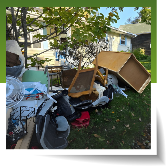 A pile of garbage