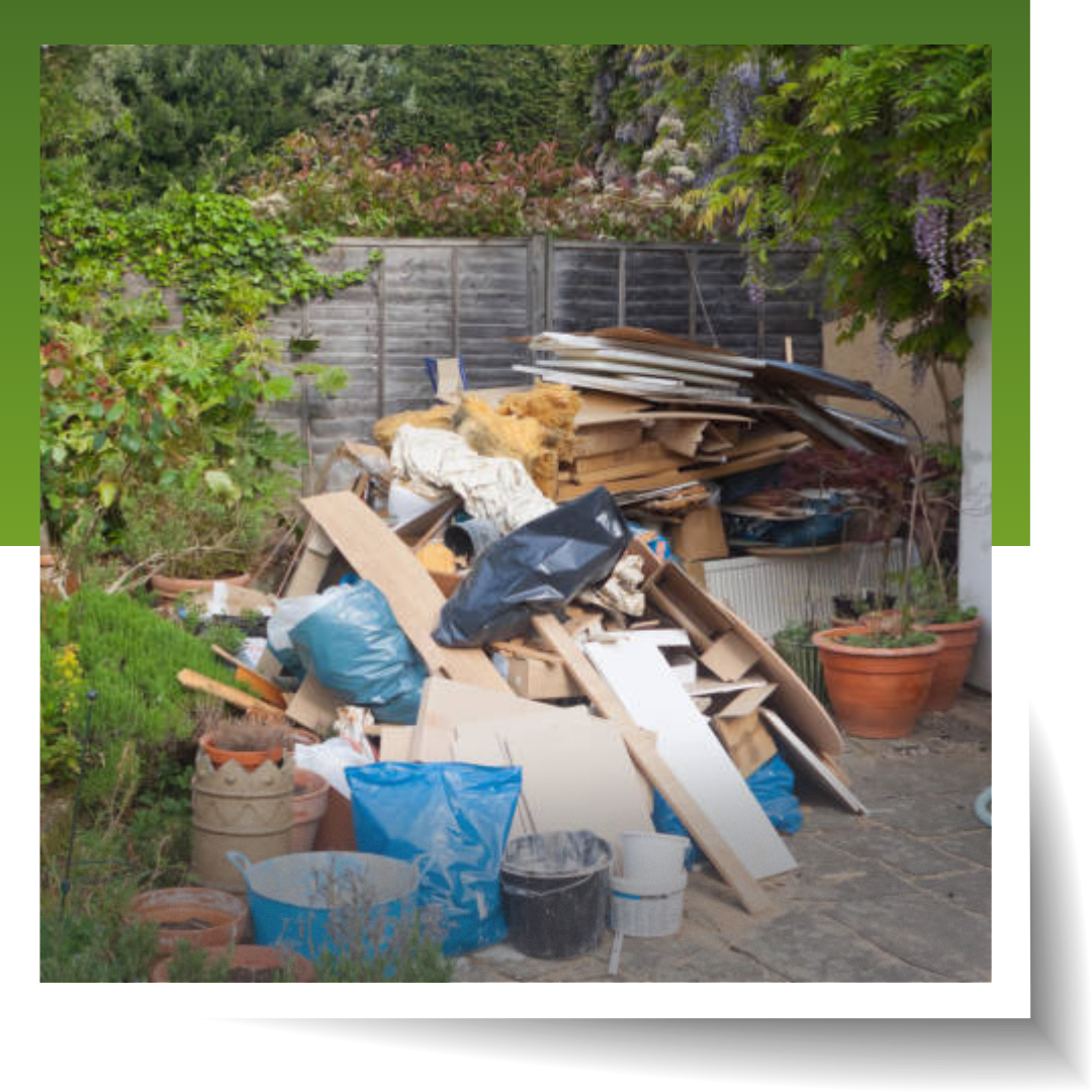 A pile of junk, garbage