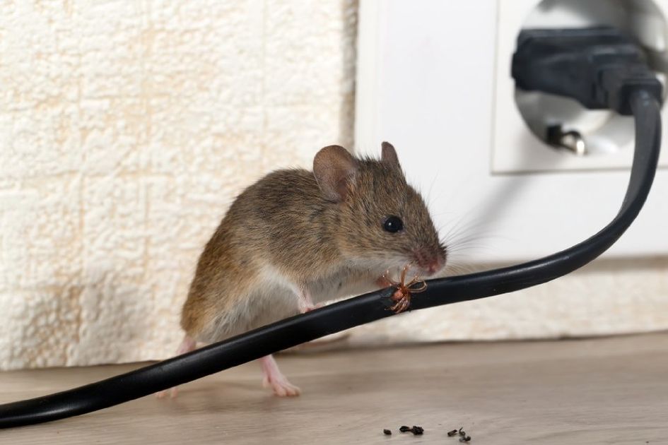 topolino mangia un cavo