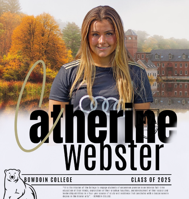 A poster for Catherine Webster class of 2025