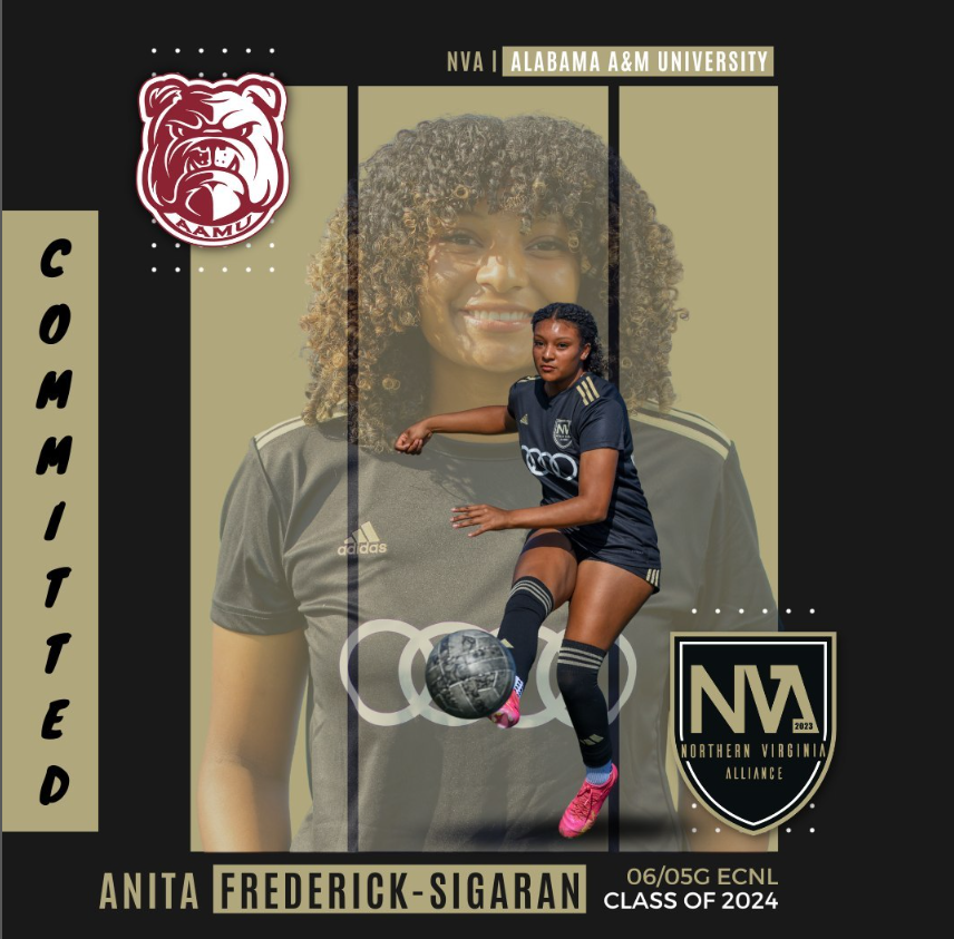 Anita Frederick-Sigaran is a soccer player 