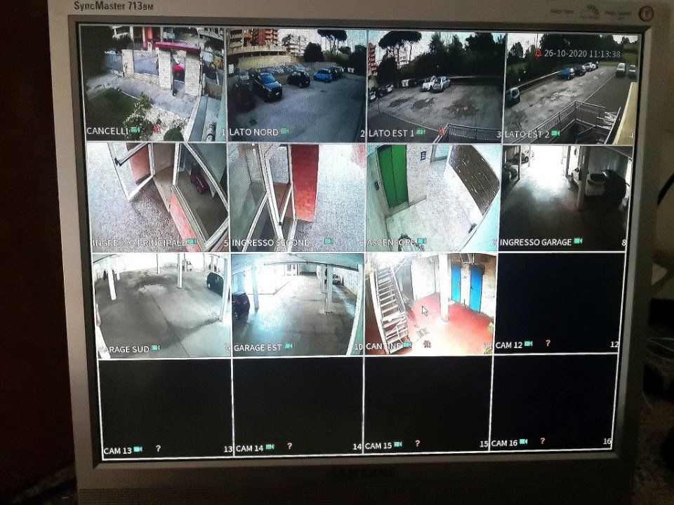 schermi per impianti di videosorveglianza