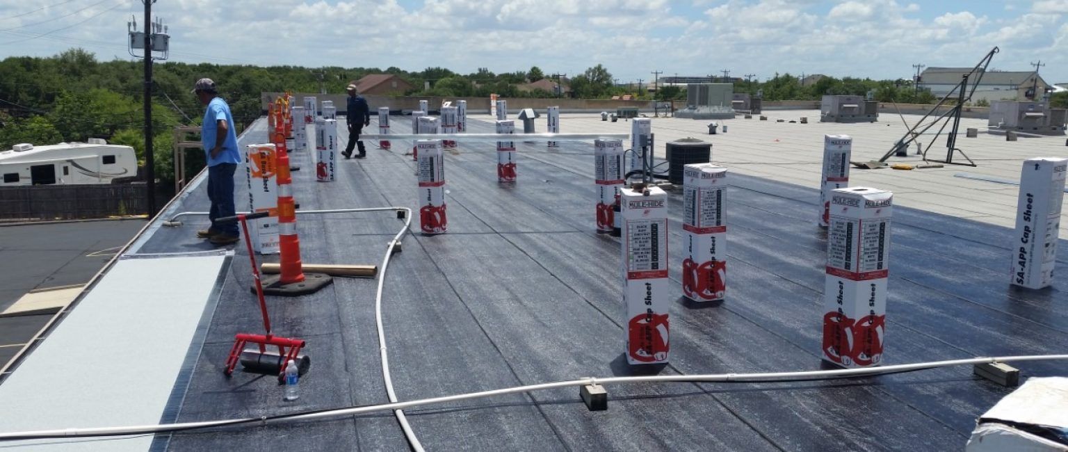Lots of Bitumen on Roof — San Antonio, TX — Alexander’s Roofing