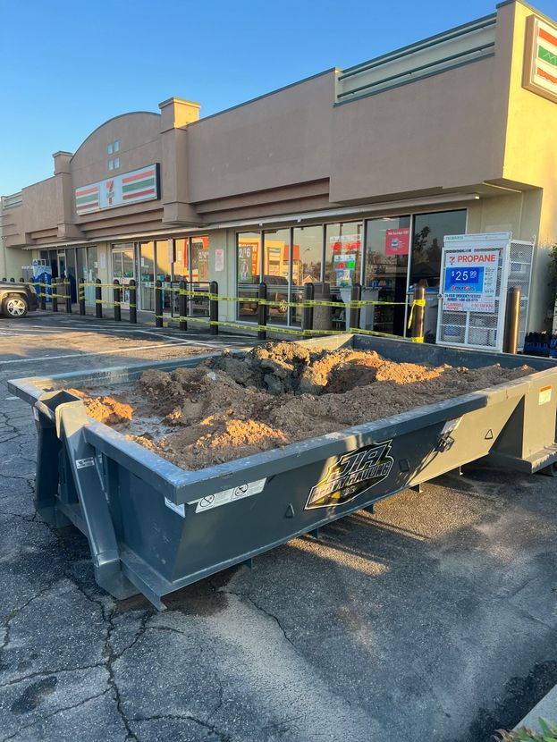 Joalf lowboy dumpster