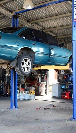 Car Lifting — Tim Warren Auto Airconditioning & Electrical in Bowen, QLD
