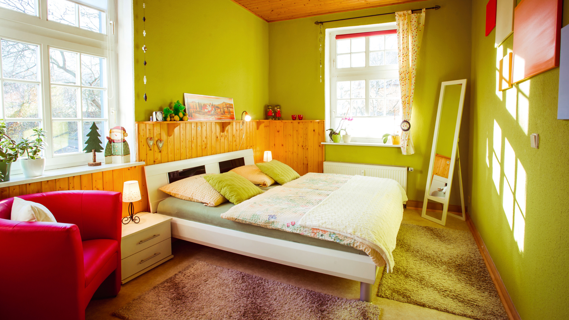 Fewo Hoff Wohnung 2  - Schlafzimmer