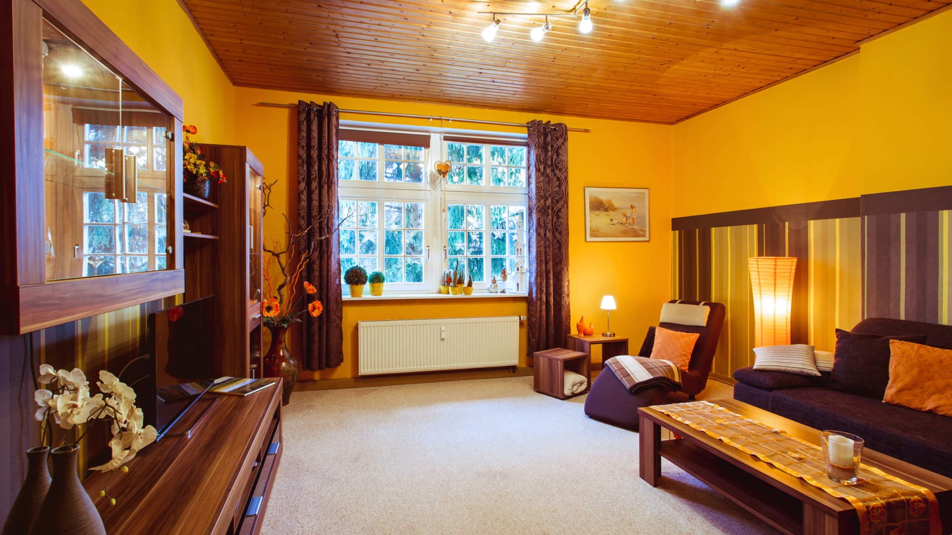 Fewo Hoff Wohnung 2  - Wohnzimmer
