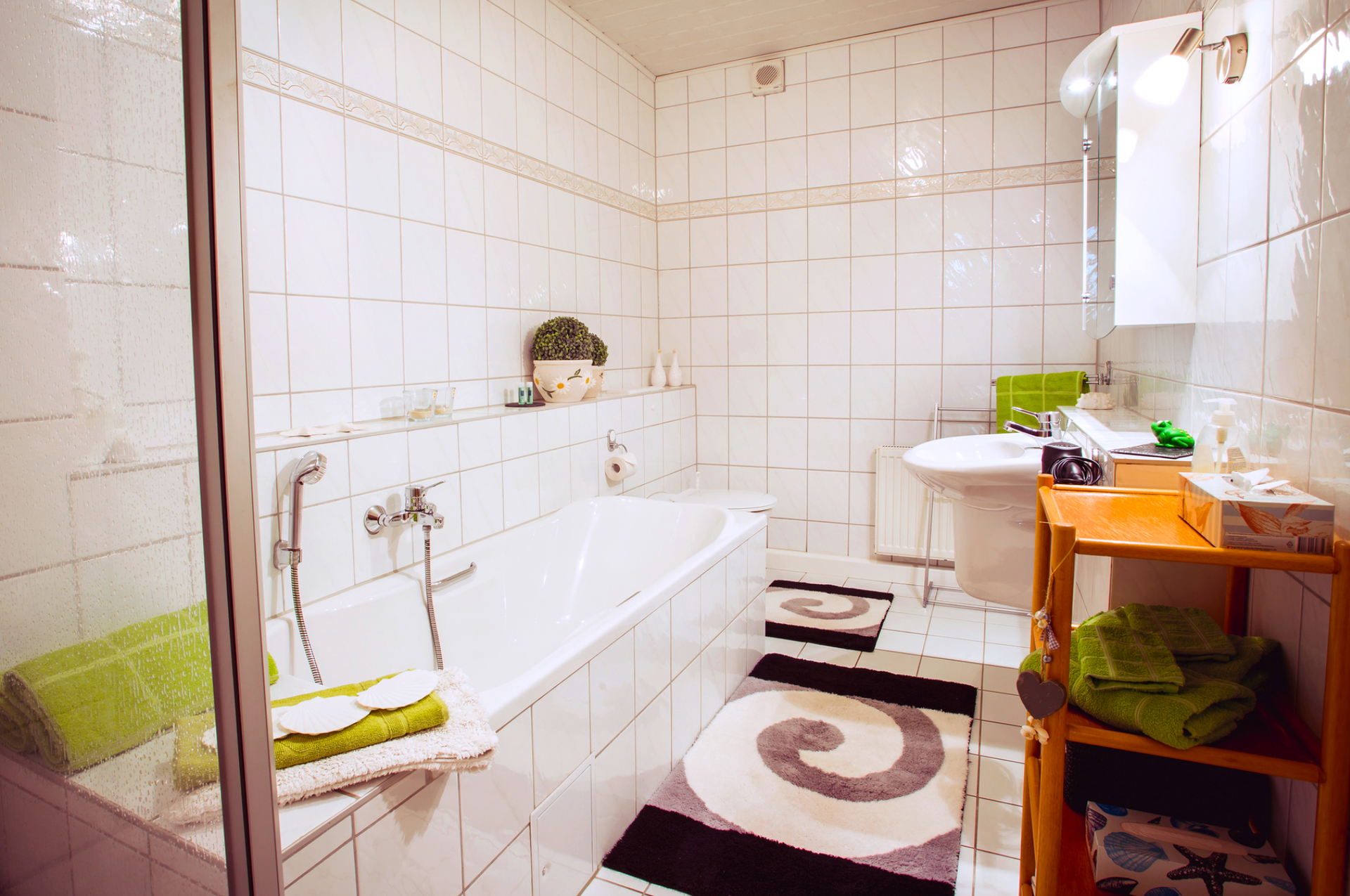 Fewo Hoff Wohnung 2  - Badezimmer