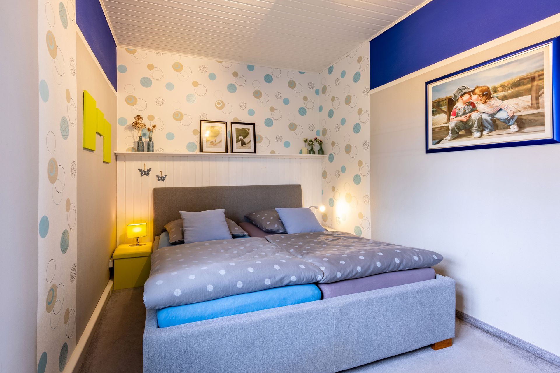 Fewo Hoff Wohnung 3  - Schlafzimmer mit Doppelbett