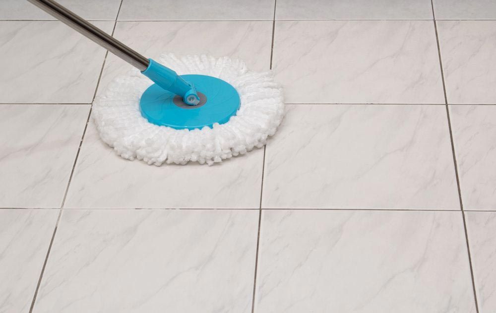 Using A Microfiber Mop On A Ceramic Floor