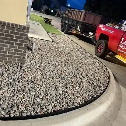 Lawn care services truck 