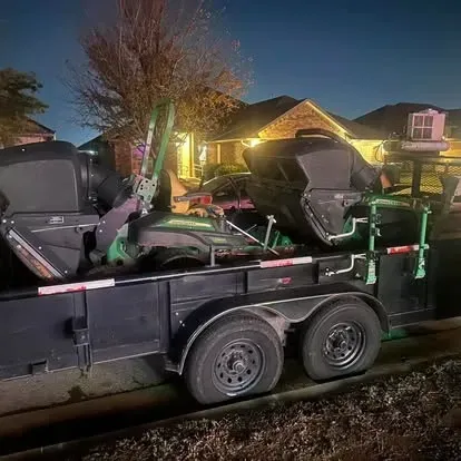 Bulk soil delivery for garden project