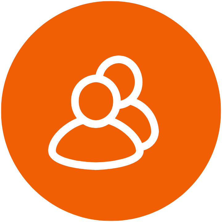 An icon depicting people.