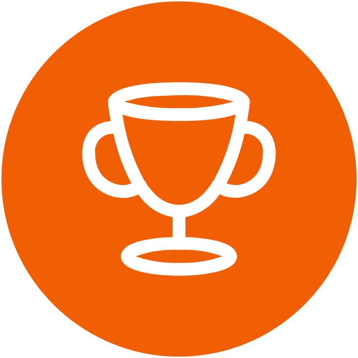 An icon depicting a trophy.