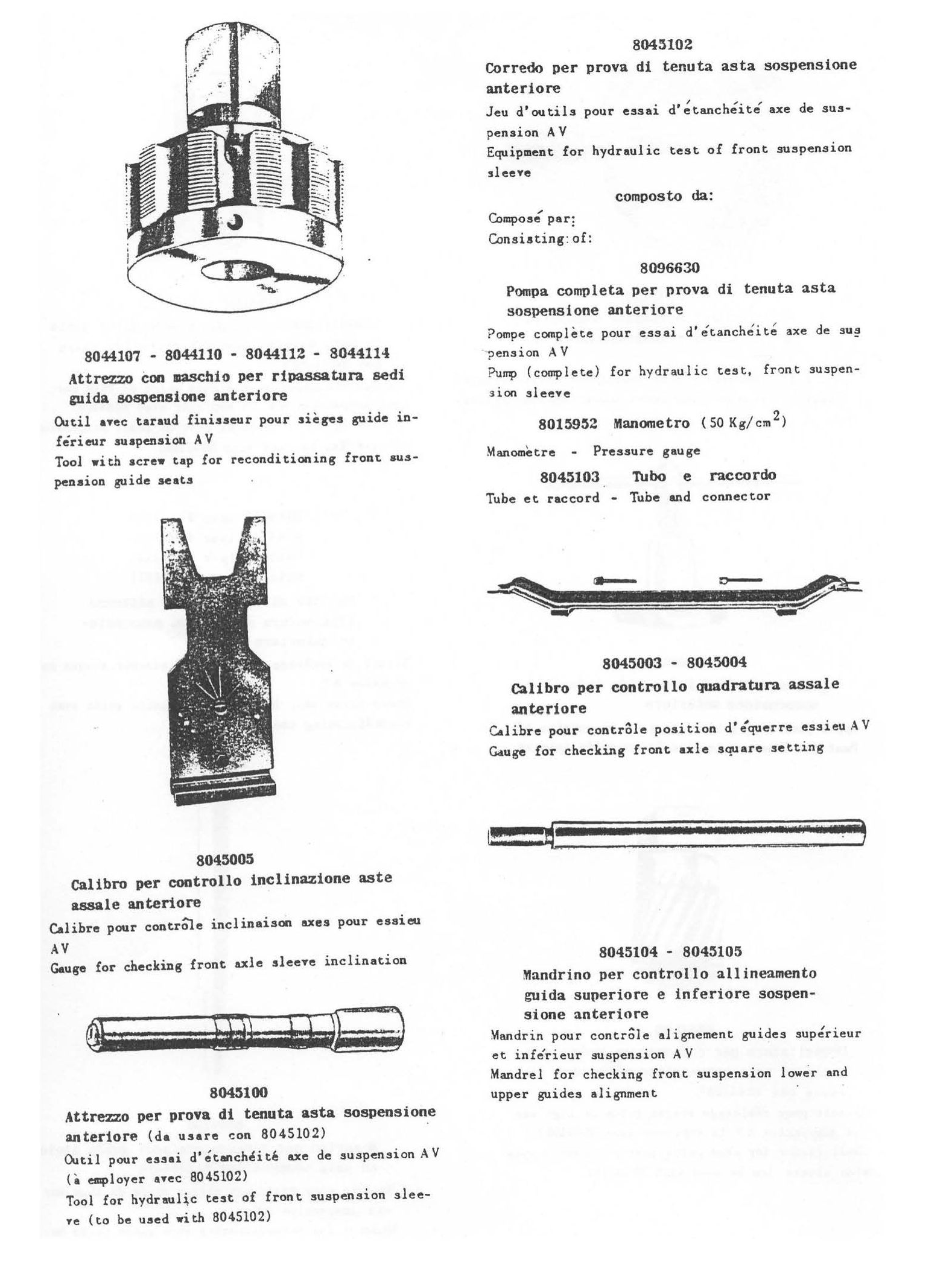 A bunch of metal parts are laying on a table
