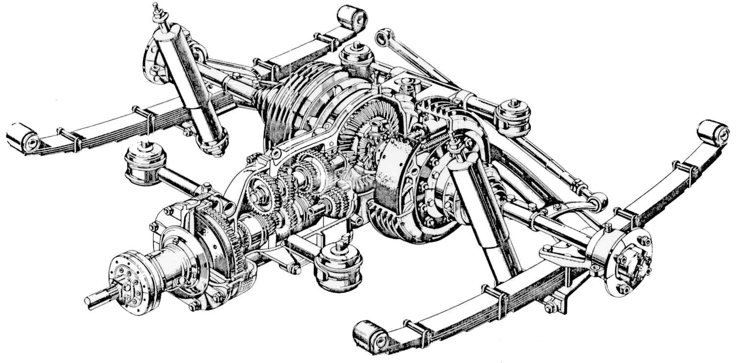 A black and white photo of a ford engine
