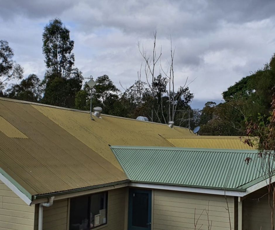 Photo of roofing before the restoration done by the ColourMe Roof Restoration team