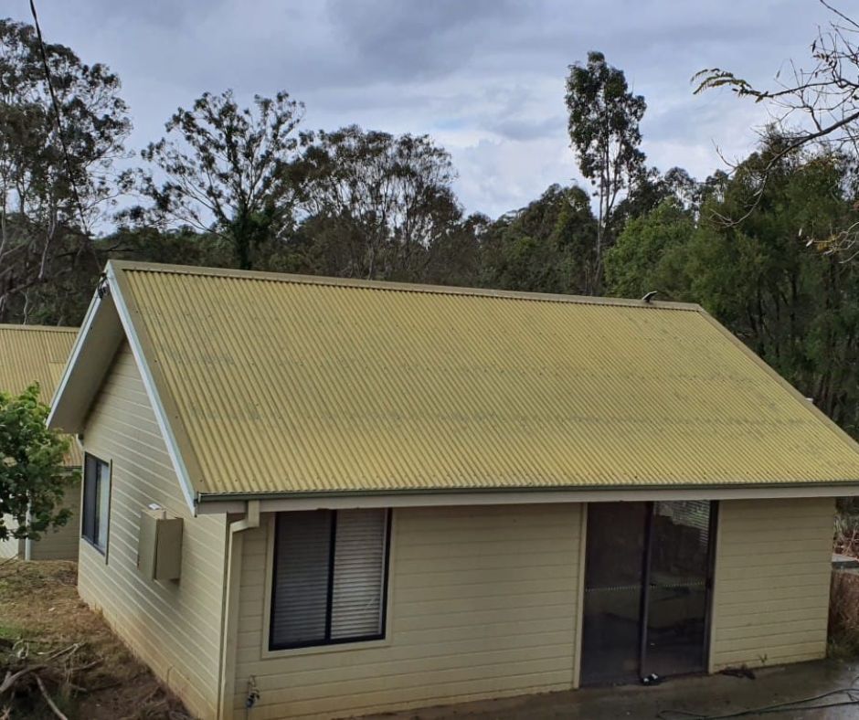 Another photo of roofing before the restoration done by the ColourMe Roof Restoration team