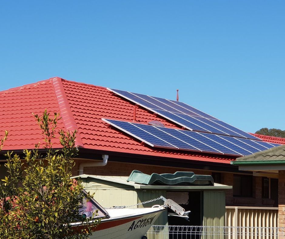 roof restoration with solar panels