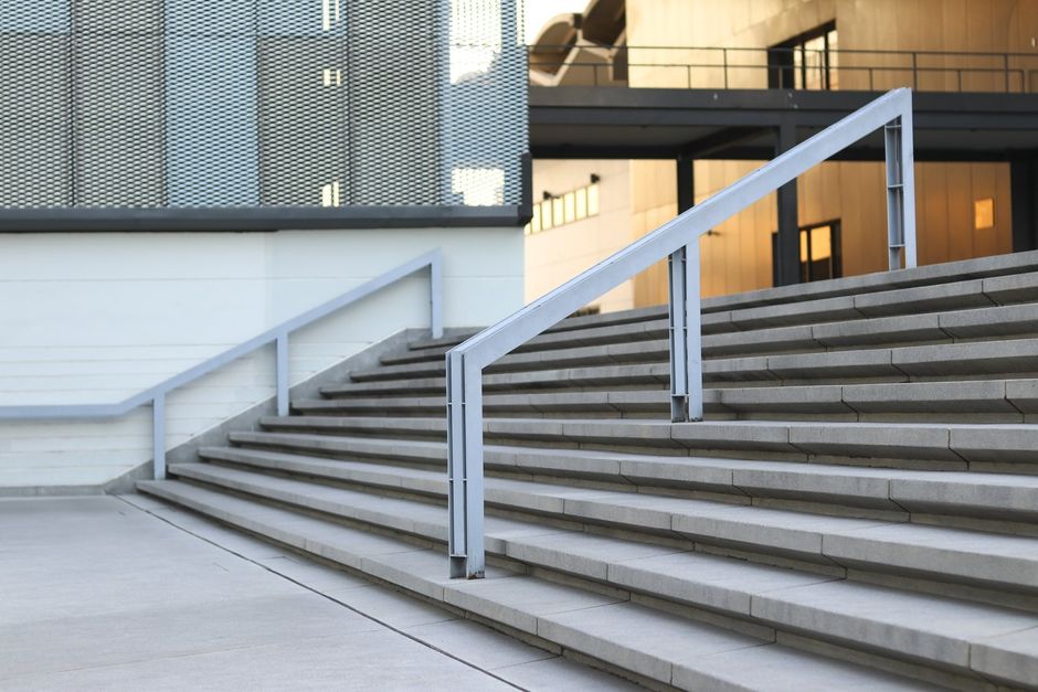 stainless steel railing steps