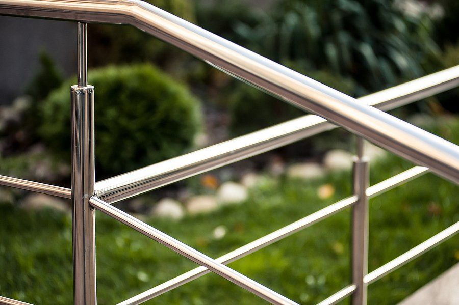 modern stainless steel handrail