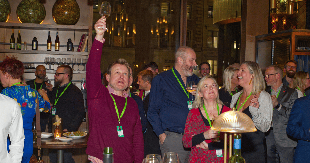 images from Live in the Lounge winter party 2024