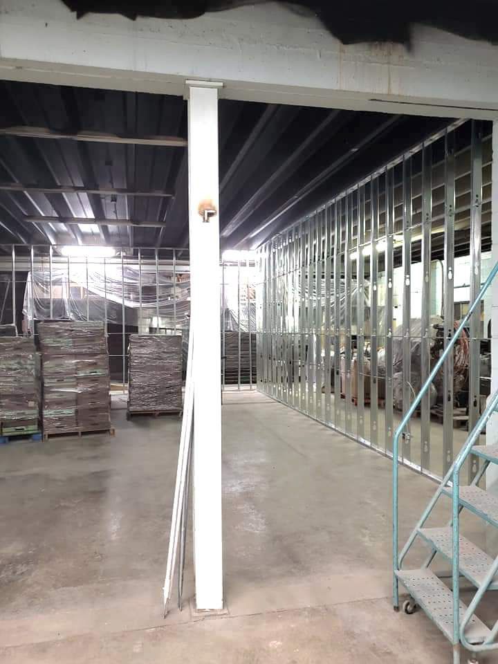 we install institutional and industrial drywall