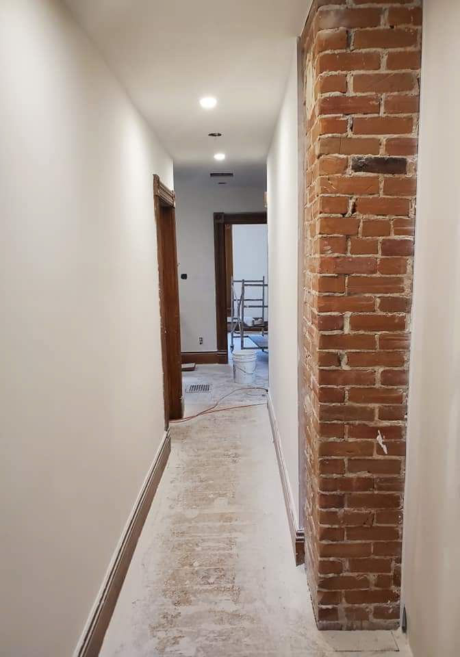 Picture of a drywall renovation project