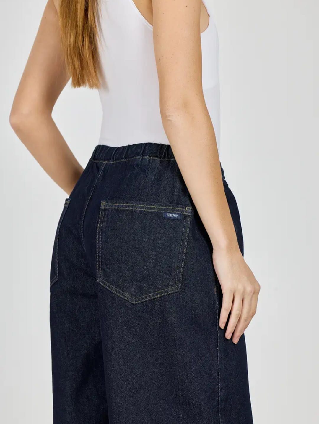 JEANS BAGGY CINTURA ELASTIZADA