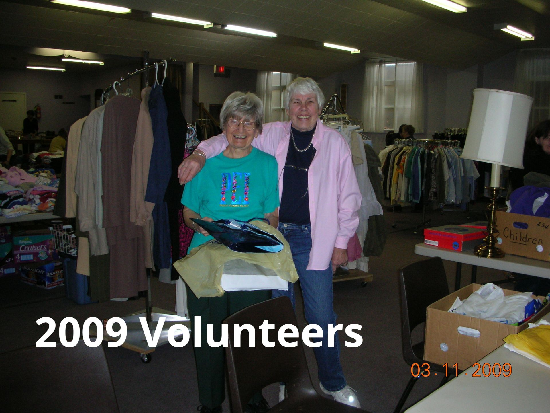 Nearly New 2009 Volunteers