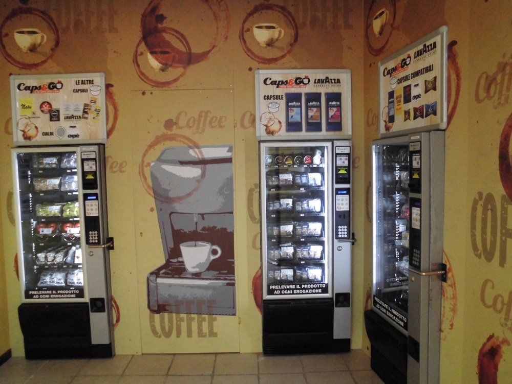 negozio di caffè in capsule