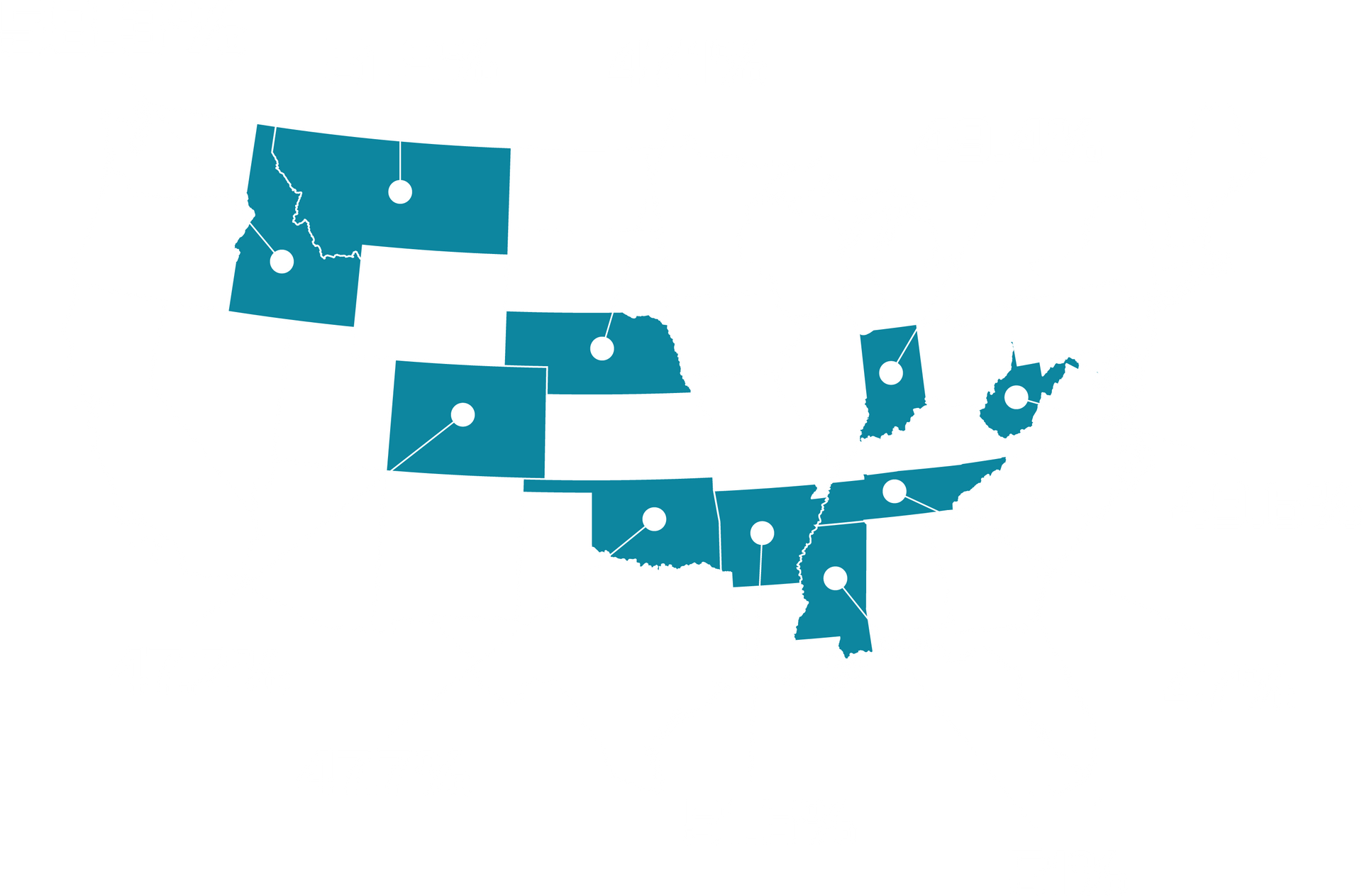 A map of the united states with highest population of pets.