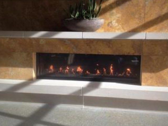 Fireplace Replacement — Modern Gas Fireplace in Monroe, GA