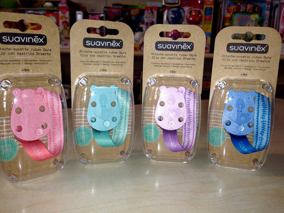 clip con nastrino e orsetto