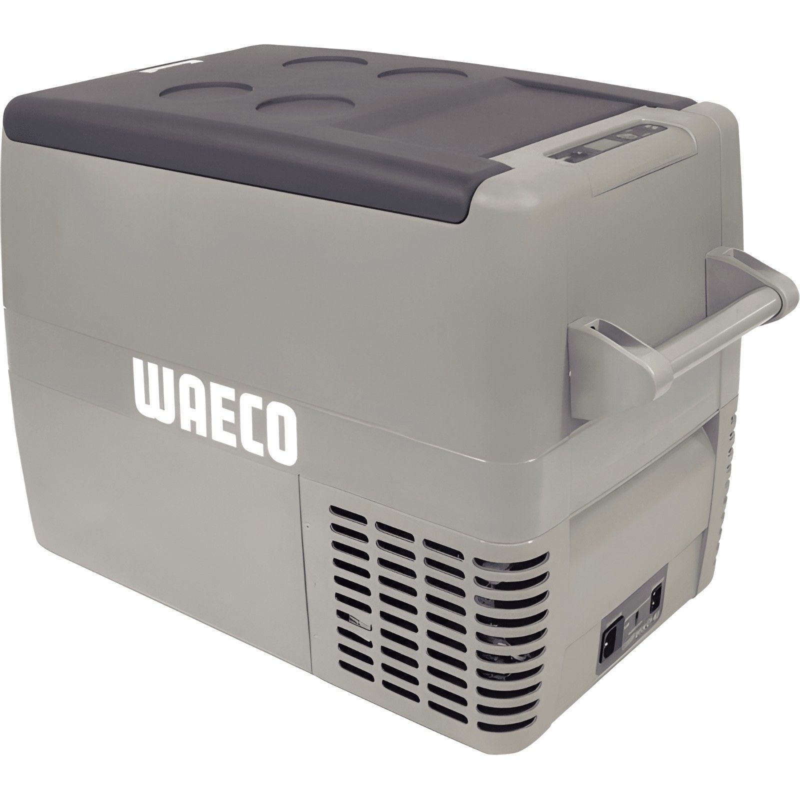 A Gray Dometic Waeco Portable Refrigerator — Allchin Airconditioning & Refrigeration Electrical In Palmview, QLD