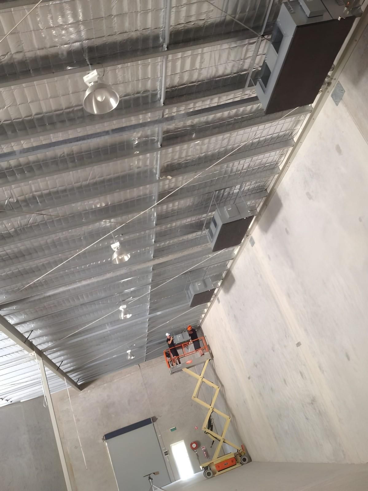 An Overhead View of A Warehouse Interior — Allchin Airconditioning & Refrigeration Electrical In Caloundra, QLD