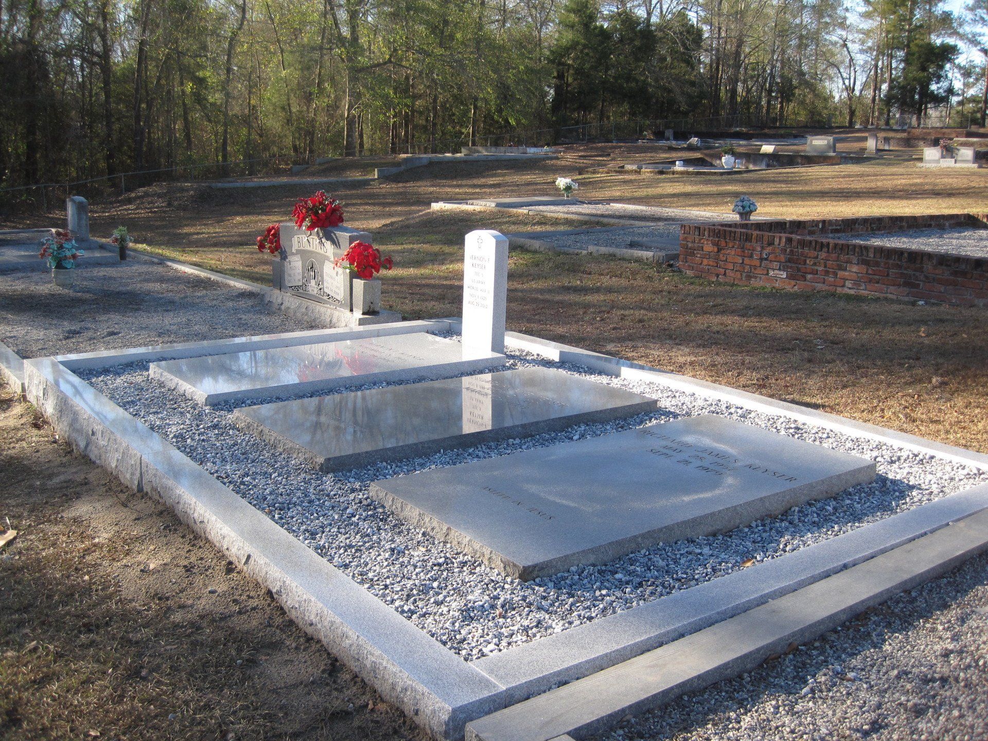 Three Cemetery Slots — Columbus, GA — Columbus Monument Company