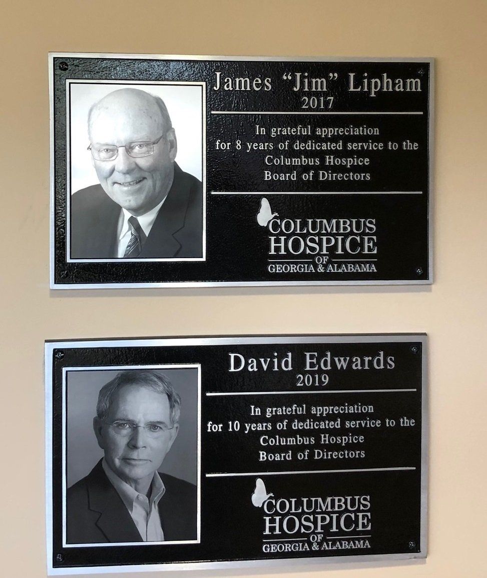 Board of Directors Plaque — Columbus, GA — Columbus Monument Company