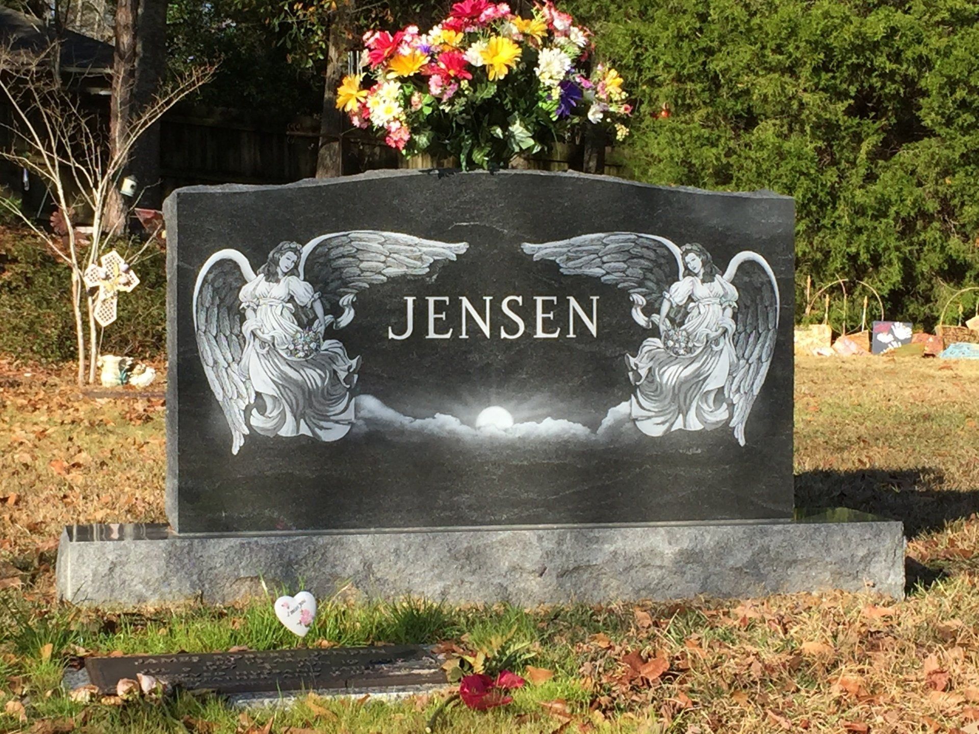Jensen's Grave — Columbus, GA — Columbus Monument Company