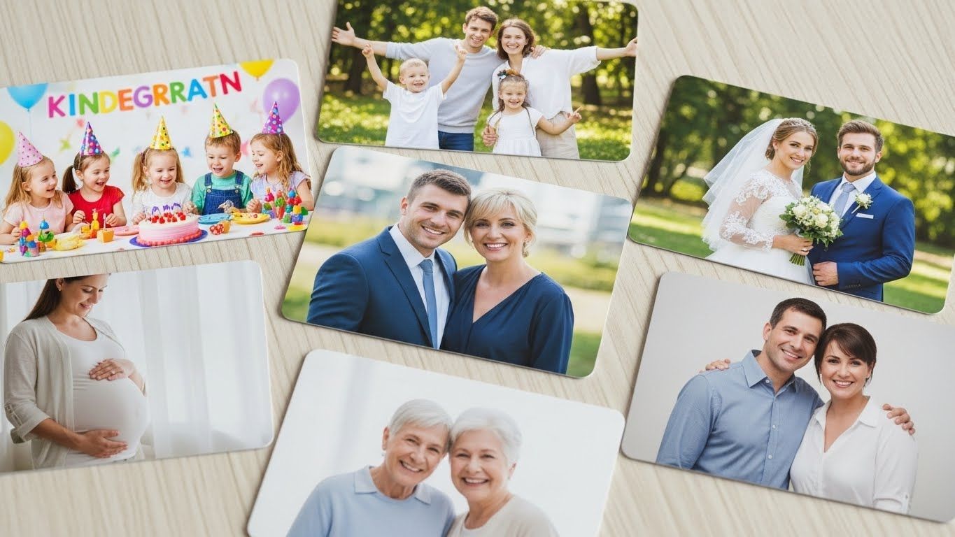 Cadouri personalizate decembrie 2025 Carduri PVC cu poze care păstrează amintirile vii.