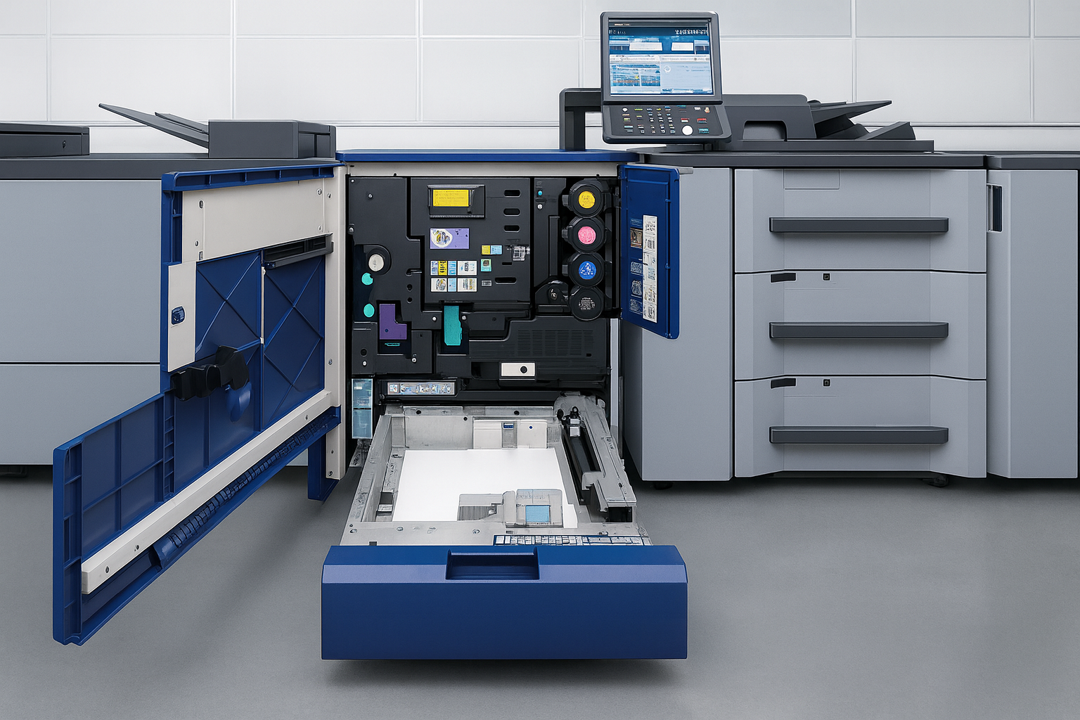 AccurioPress C7100e și C7090e: Konica Minolta redefinește imprimarea de producție cu viteză, precizi