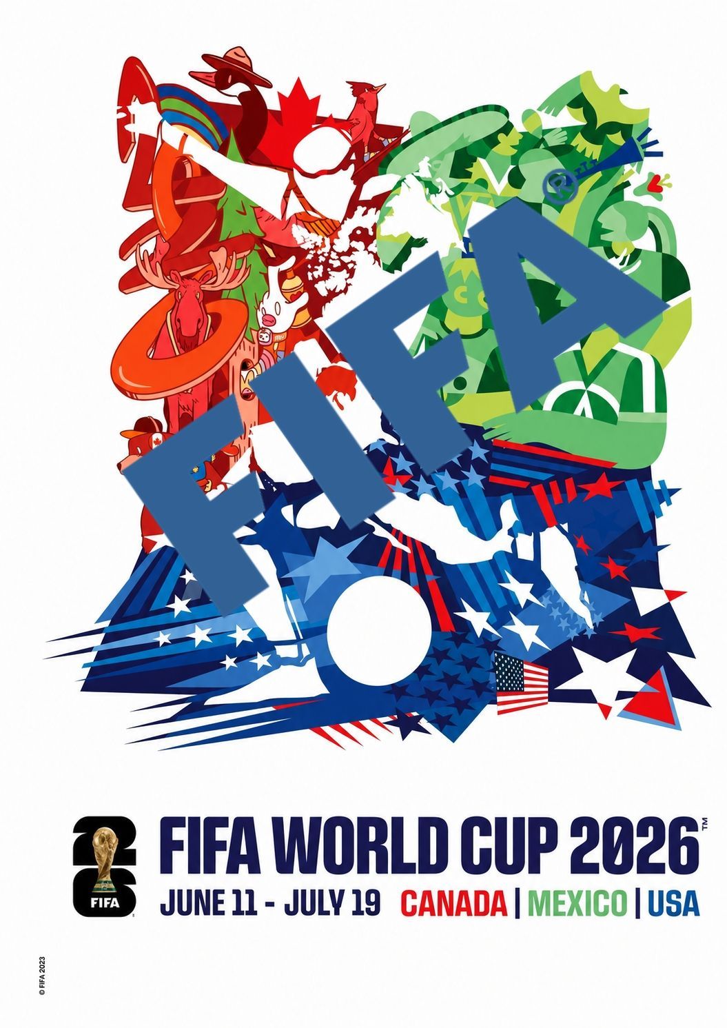 Afișul oficial al turneului
Cupa Mondială FIFA 2026™