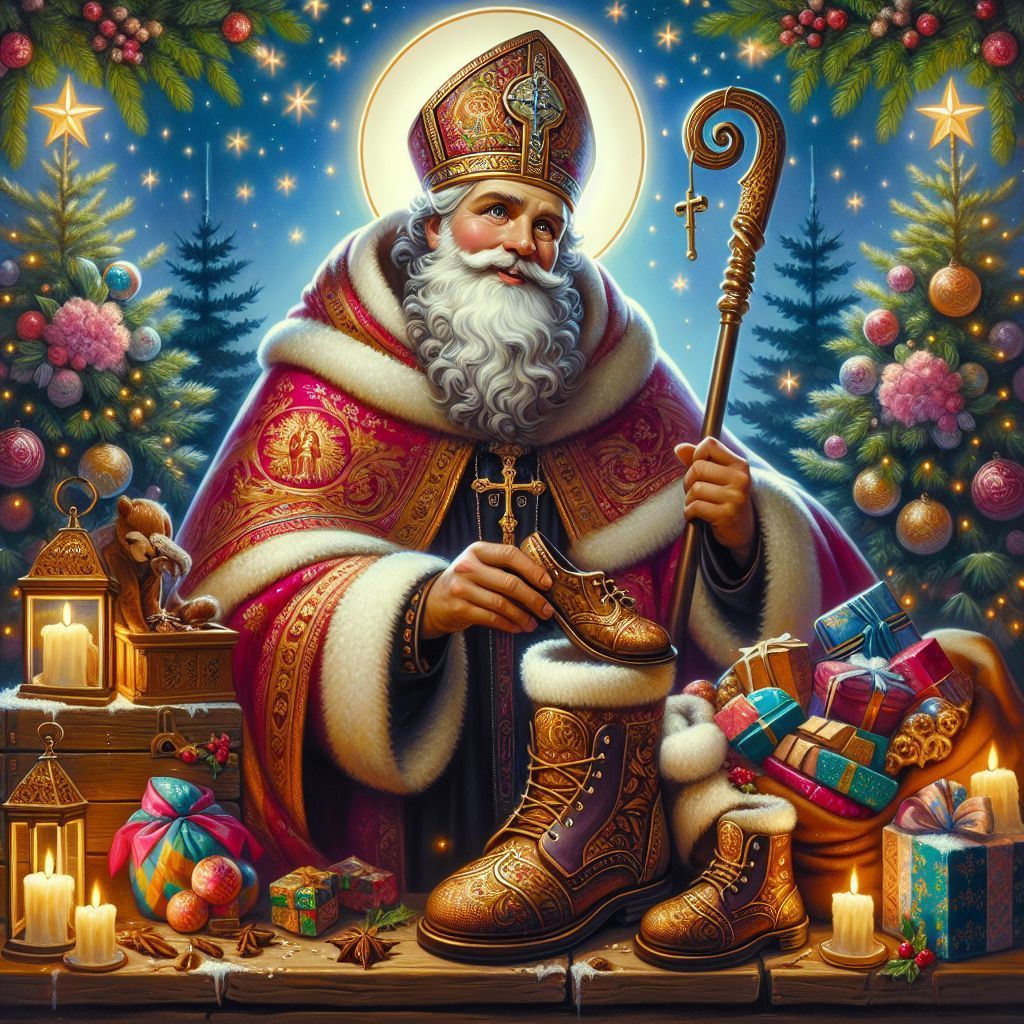 Moș Nicolae cu daruri în ghetuțe, 6 decembrie 2025 România - tradiție pentru copii cuminți