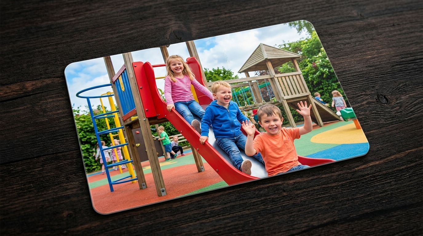 Carduri foto PVC lucios față-verso  printare personalizată la Stancu Print. Comandați carduri foto personalizate din PVC lucios, printate față-verso, și primiți un produs care arată și se simte premium  rigid, rezistent la apă și uzură, cu culori vii pe ambele fețe.  Materialul PVC lucios oferă o suprafață netedă, reflectantă, care amplifică profunzimea cromatică a fotografiei și conferă cardului o durabilitate superioară față de hârtia clasică. Imprimarea față-verso permite utilizarea completă a ambelor suprafețe: fotografie pe față, date de contact, mesaj sau QR code pe verso. Ideal pentru cărți de vizită foto, carduri de fidelitate, invitații cu poze sau acreditări de eveniment. Stancu Print procesează fiecare comandă cu echipament de producție calibrat, la rezoluție înaltă, cu livrare rapidă în toată România.