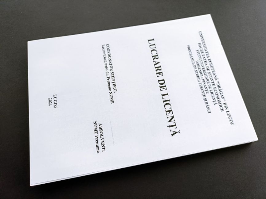 La Stancu Print, se oferă servicii profesionale de copiere lucrări licență A4 alb-negru pe hârtie albă premium, cu o grosime de 85 g/m2, la prețul de 1 RON pe pagină. Serviciul este localizat în cartierul Berceni, București, Sector 4. Clienții pot plasa comanda prin WhatsApp.