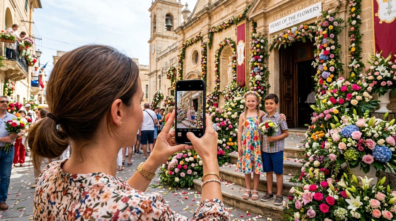 Fă poze de Florii cu telefonul care să iasă perfecte la print. Sfaturi practice + cum le trimiți ușor la Stancu Print. Încearcă acum!