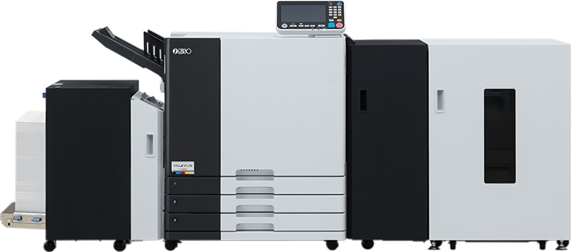 Valezus T1200 imprimă 165 pagini/minut color, fără căldură, fără conducte, cu amortizare rapidă. Descoperă soluția pentru producție tranzacțională.